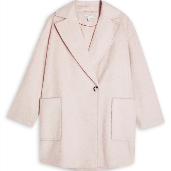 Topshop Carly Brushed Coat - Picture 4 of 5